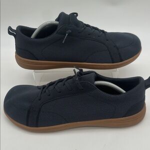 PULLTOP Mens Barefoot Wide Toe Box Shoes Minimalist Zero Drop Sole Blue Size 11